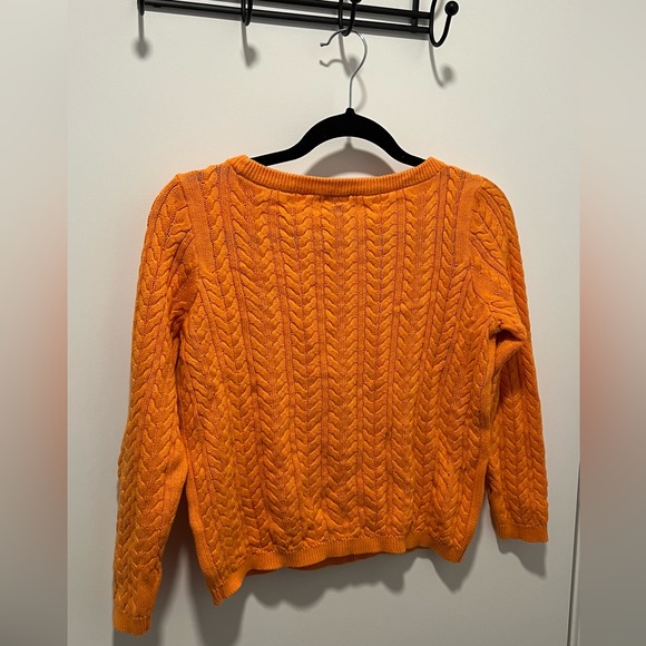 Orange Knit Sweater - Picture 3 of 3